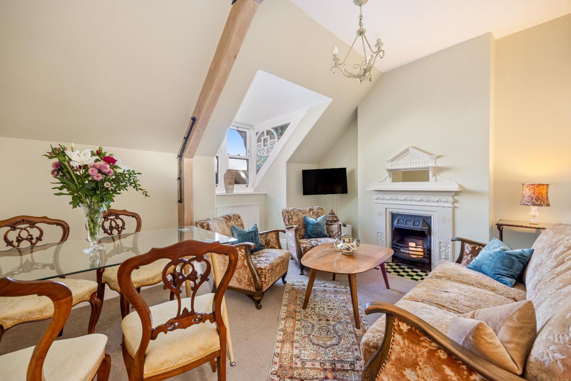 Meldon View - Period Apartment & Roof Terrace Chagford Værelse billede